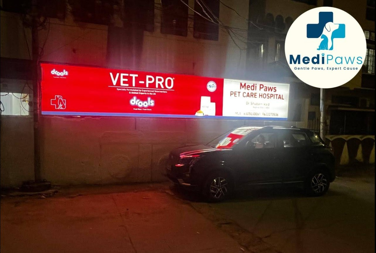 MediPaws Hospital Clinic Exterior Signboard